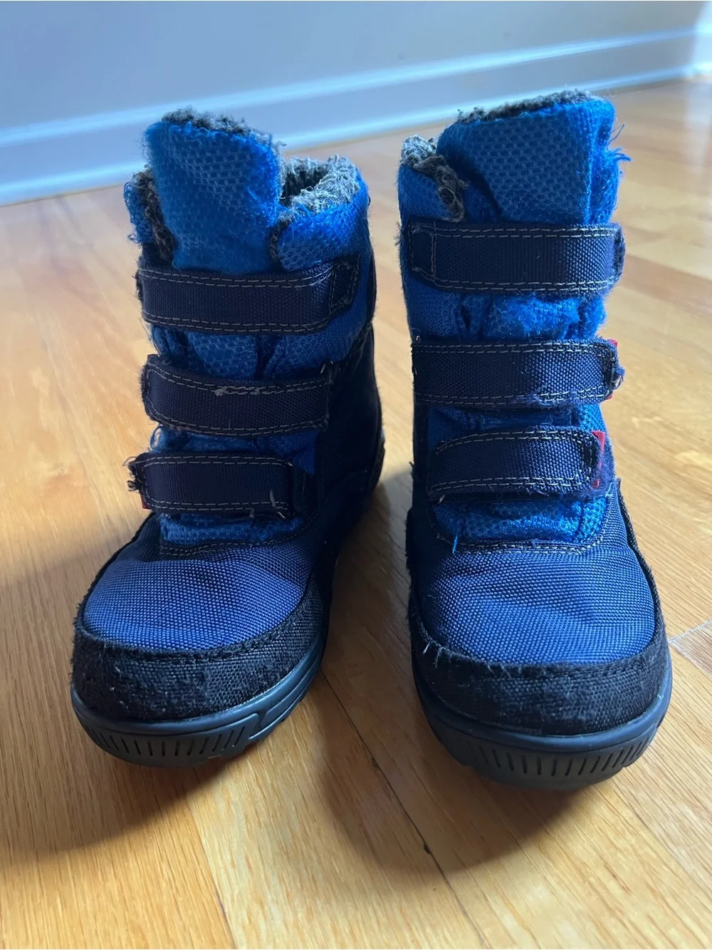 Kamik Winter Boots Blue & Black *size 12Y or 12.5Y best guess*